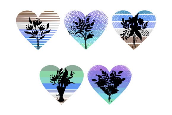 Flowers in Vintage Love Graphics and Illustrations Review