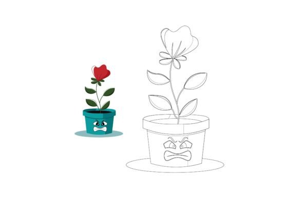 Kawaii Flowers Coloring 16: A Review of Graphics and Illustrations